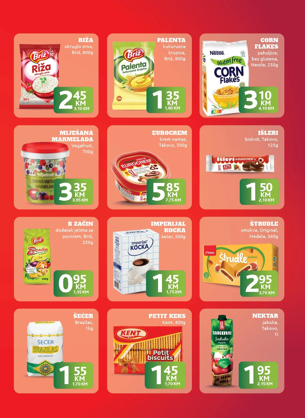 Konzum ZAKLJUČANE CIJENE do 31.5.2026.