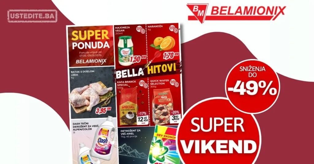 Belamionix vikend akcija 7-9.5.2026.