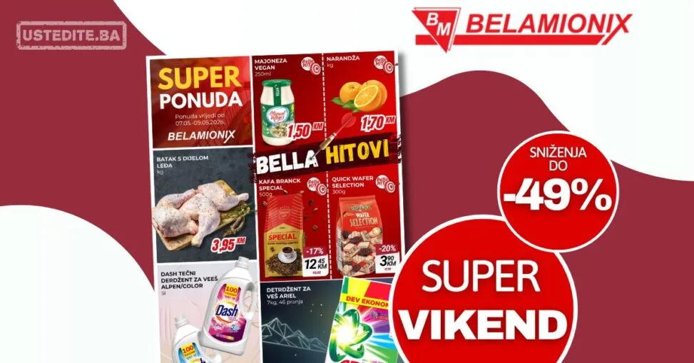 Belamionix vikend akcija 7-9.5.2026.