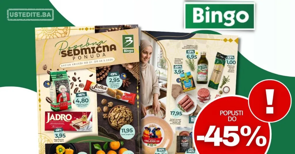 Bingo katalog BAJRAMSKO SNIŽENJE 21-28.5.2026.