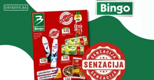 Bingo SENZACIJA - akcija do 31.5.2026.
