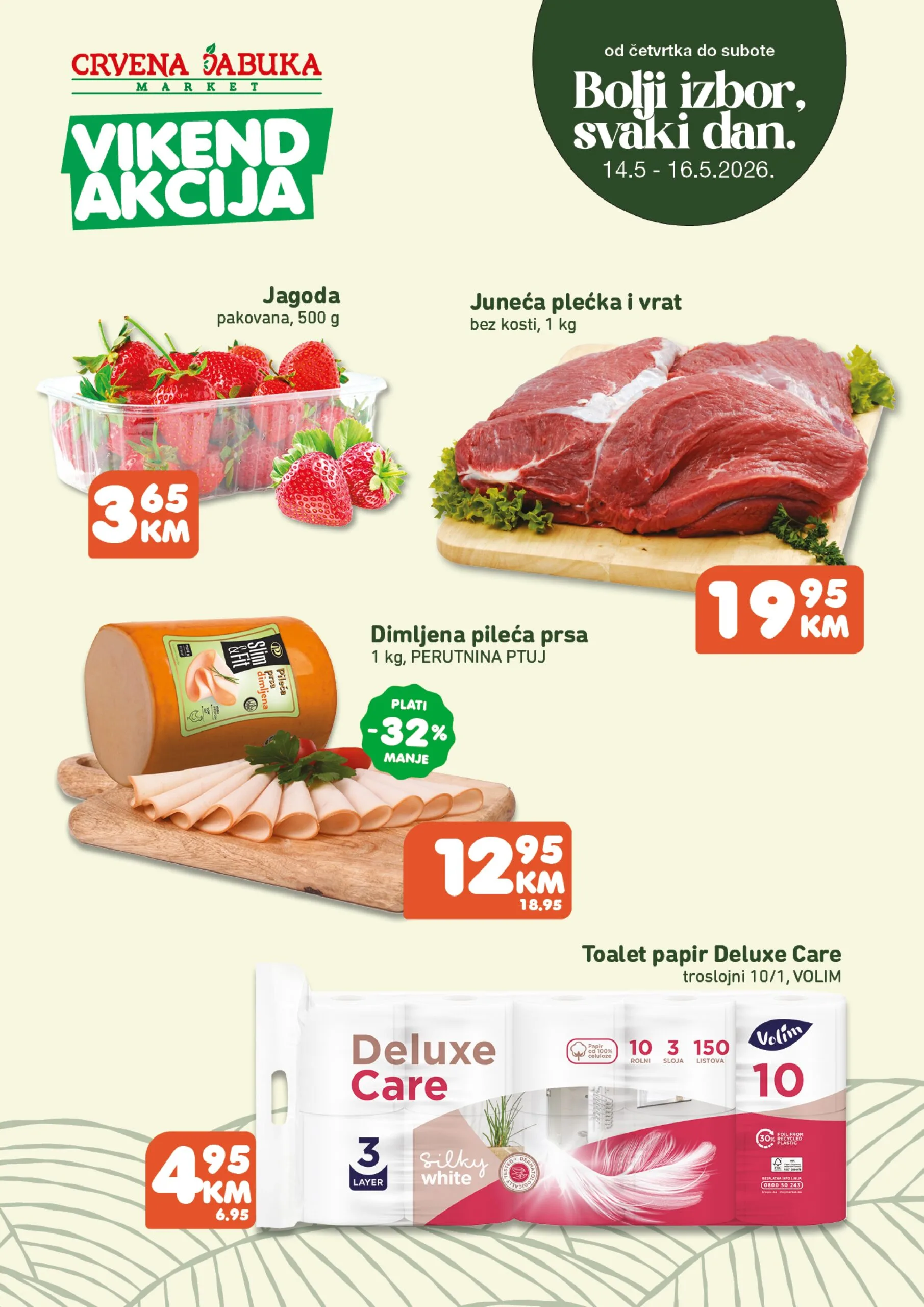 Crvena jabuka vikend akcija 14-16.5.2026.