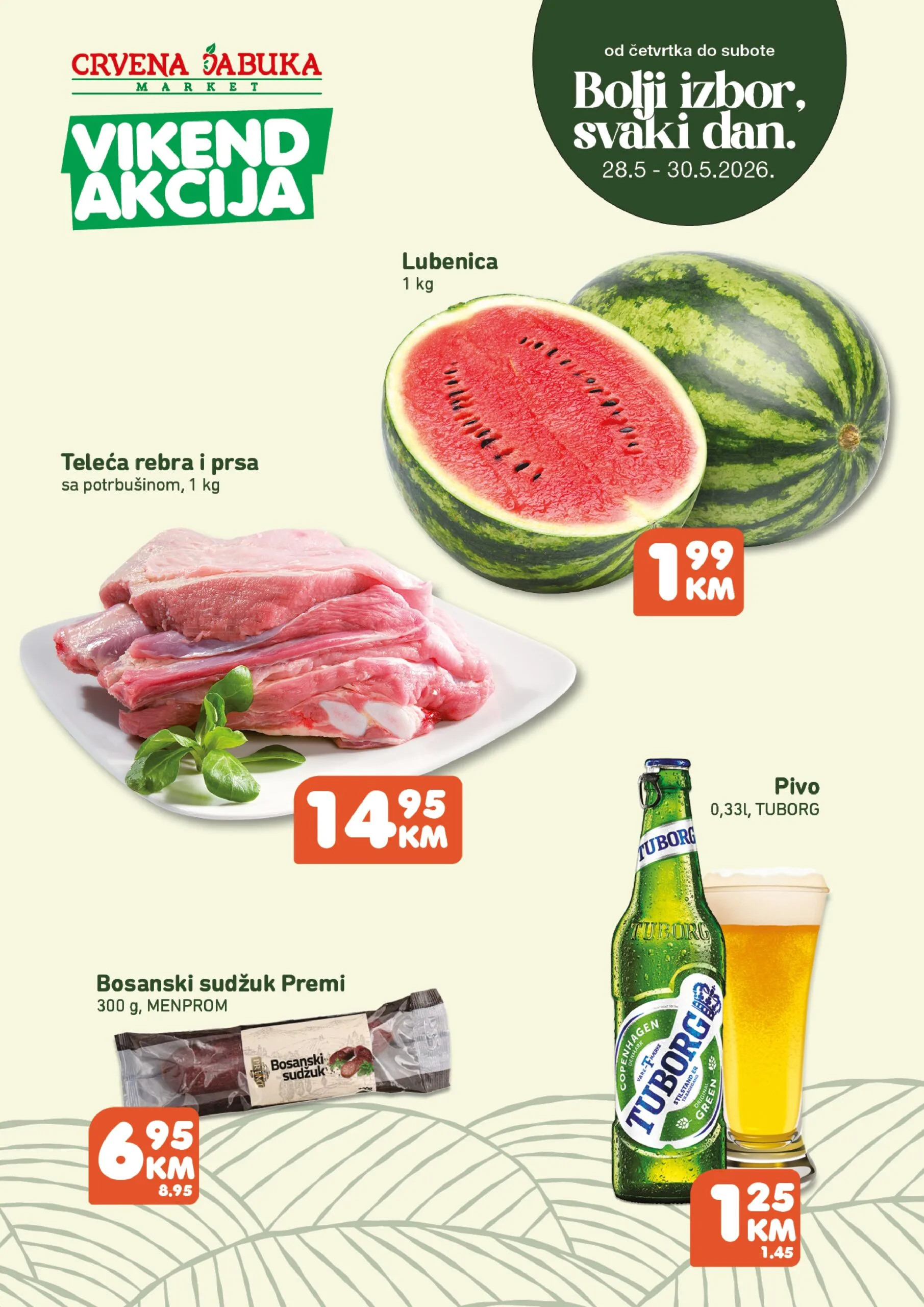 Crvena jabuka vikend akcija 28-30.5.2026.