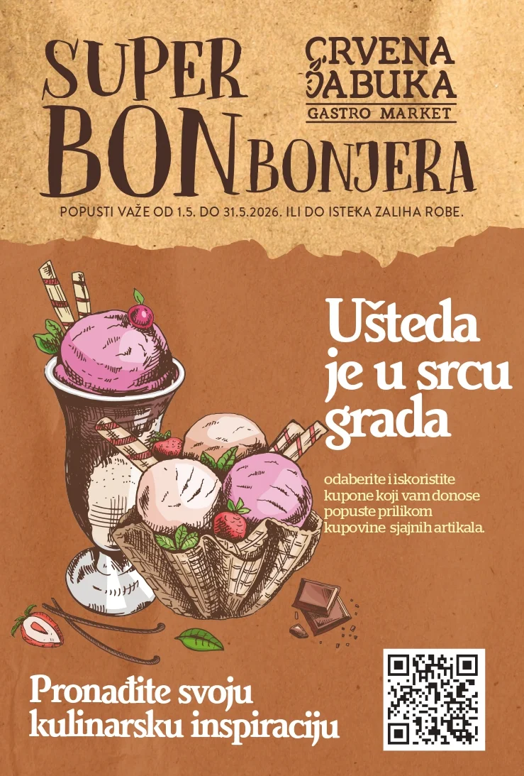 Crvena Jabuka GASTRO MARKET katalog 1-31.05.2025.
