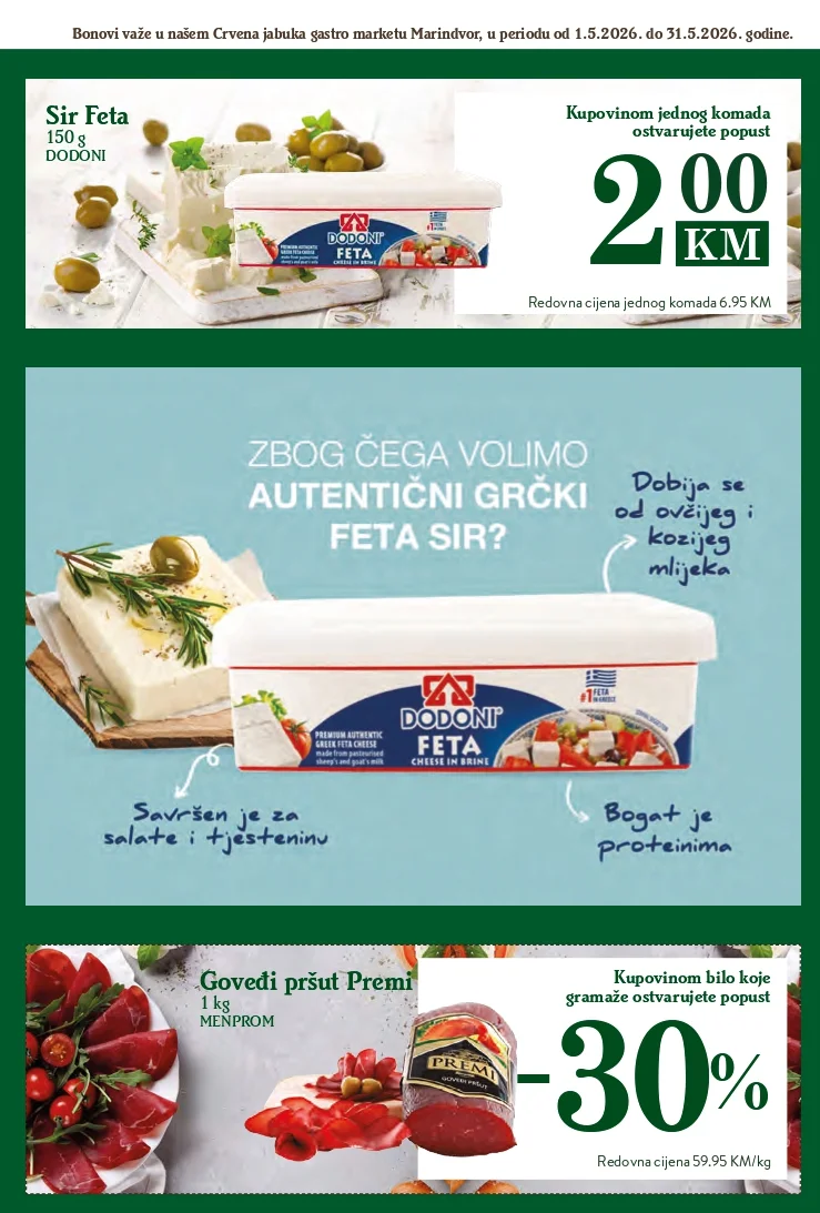 Crvena Jabuka GASTRO MARKET katalog 1-31.05.2025.