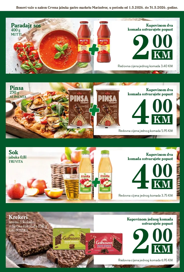 Crvena Jabuka GASTRO MARKET katalog 1-31.05.2025.