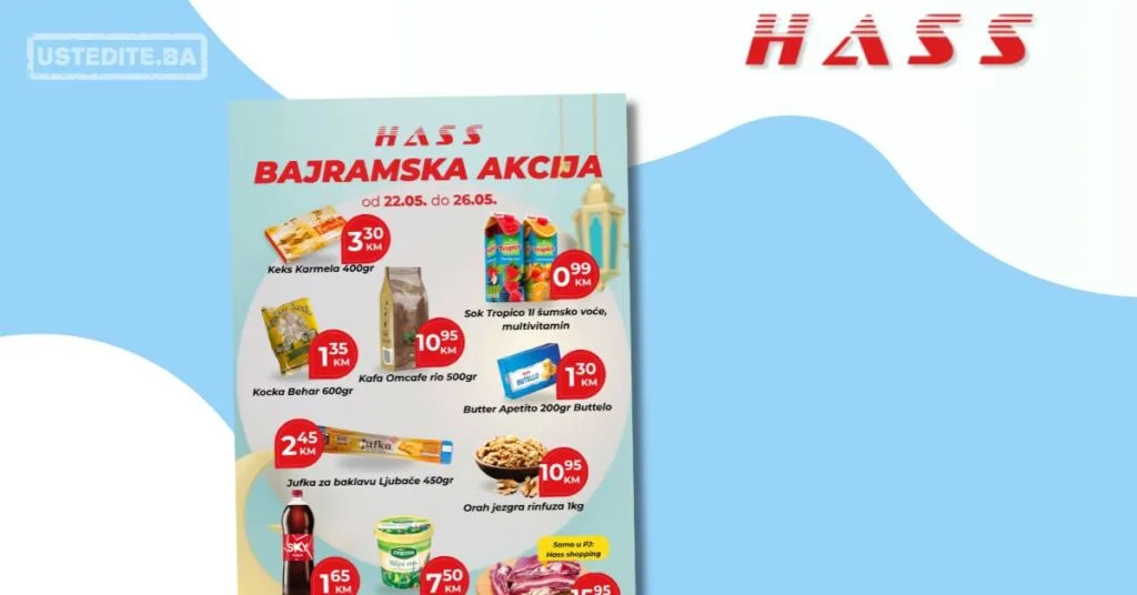 Hass komerc BAJRAMSKA AKCIJA 22-26.5.2026.