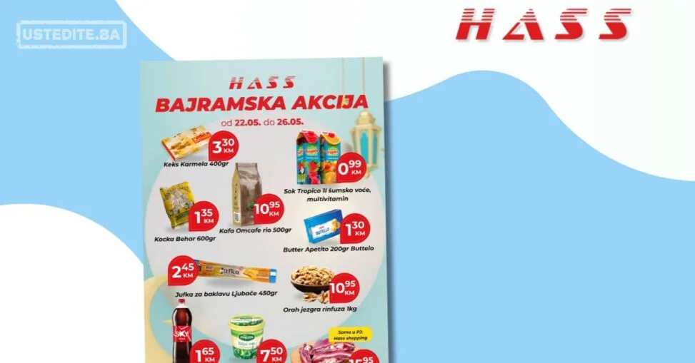 Hass komerc BAJRAMSKA AKCIJA 22-26.5.2026.