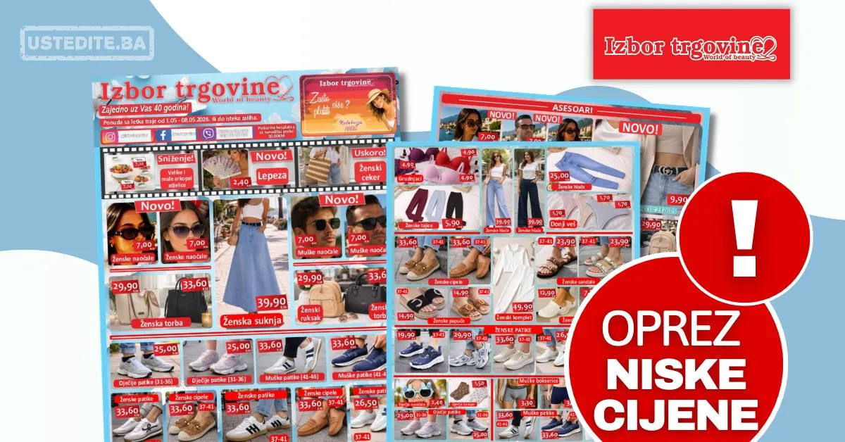 Izbor trgovine katalog 1-8.5.2026.