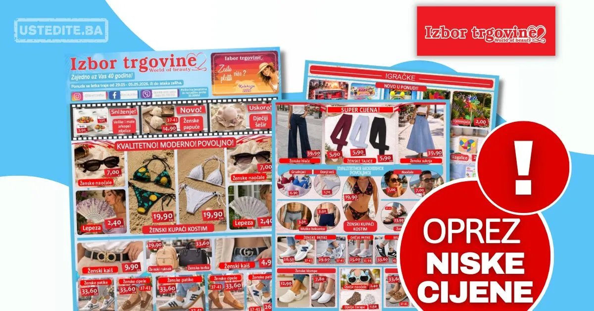 Izbor trgovine katalog 29.5-5.6.2026.