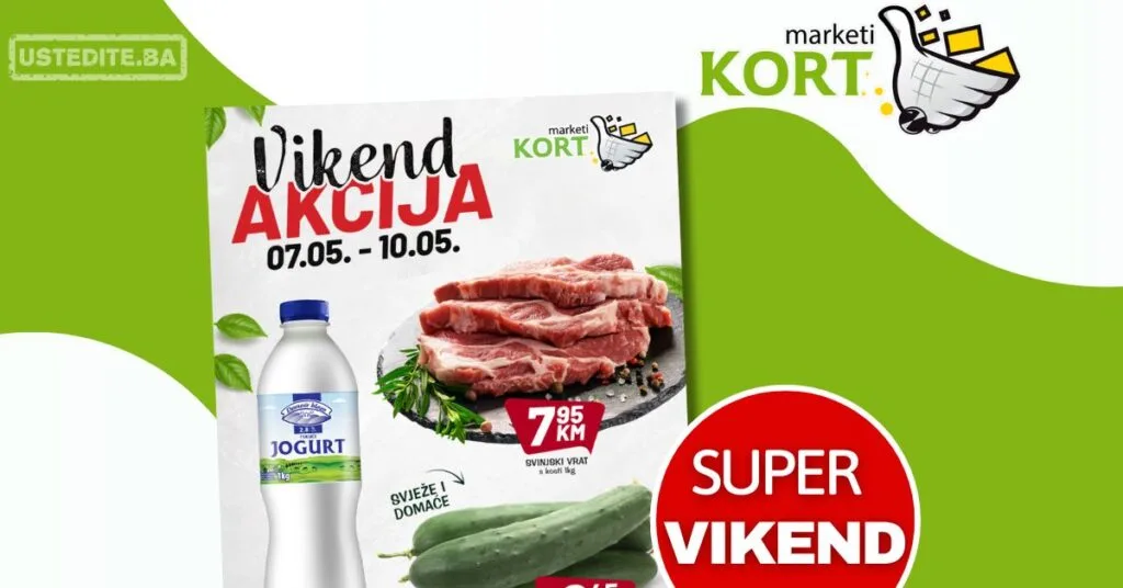 Kort vikend akcija 7-10.5.2026.