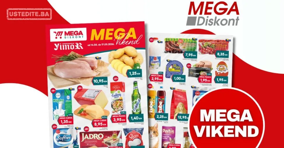 Mega Diskont vikend akcija 14-17.5.2026.