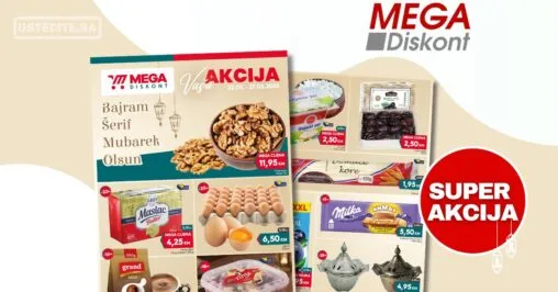Mega Diskont BAJRAMSKA AKCIJA 22-27.5.2026.