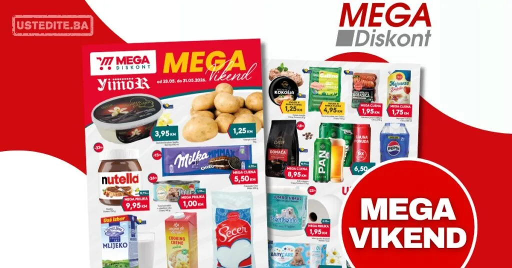Mega Diskont vikend akcija 28-31.5.2026.