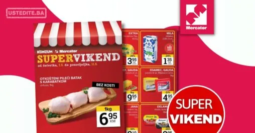 Mercator vikend akcija 7-11.5.2026.