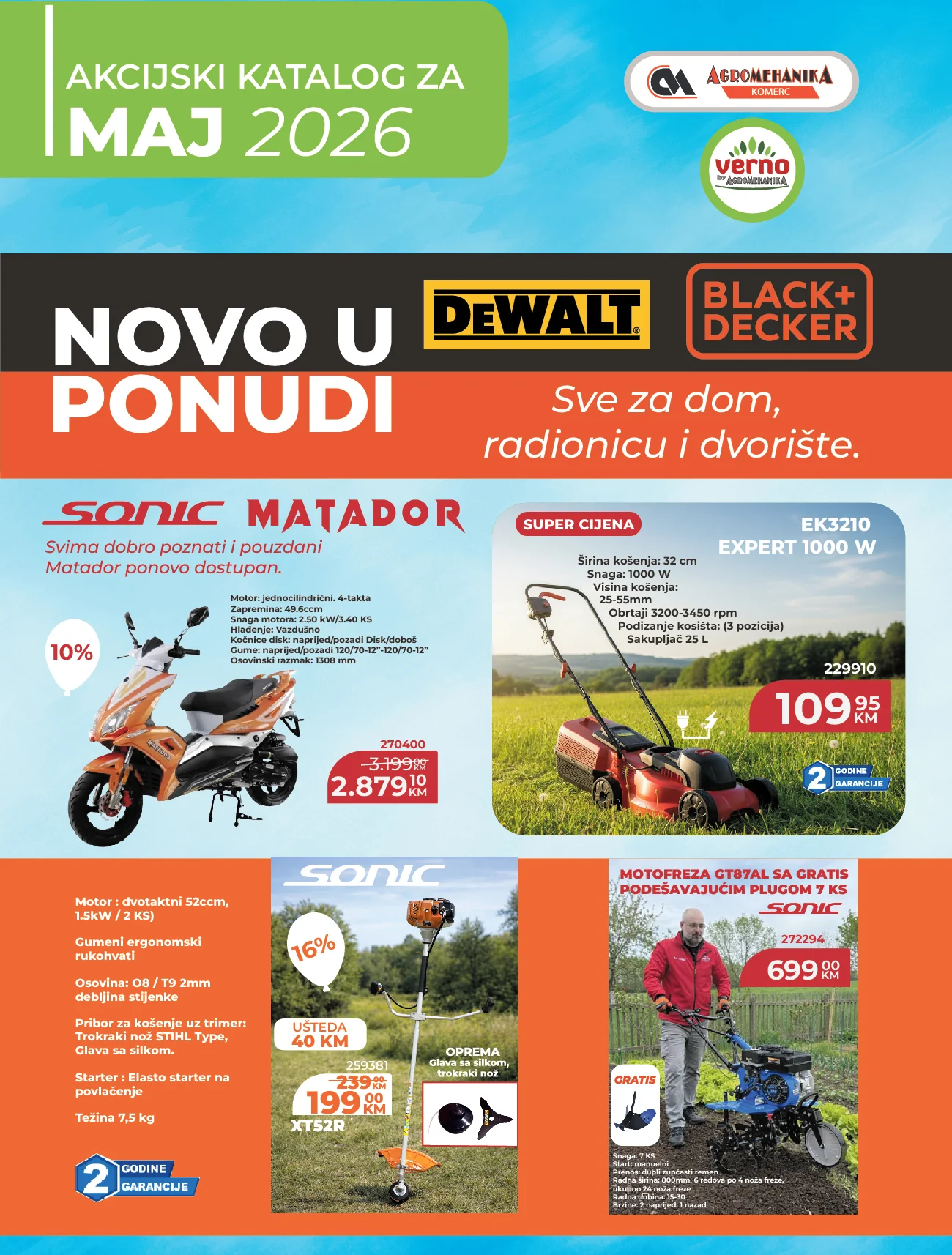 Verno by Agromehanika katalog maj 2026. 