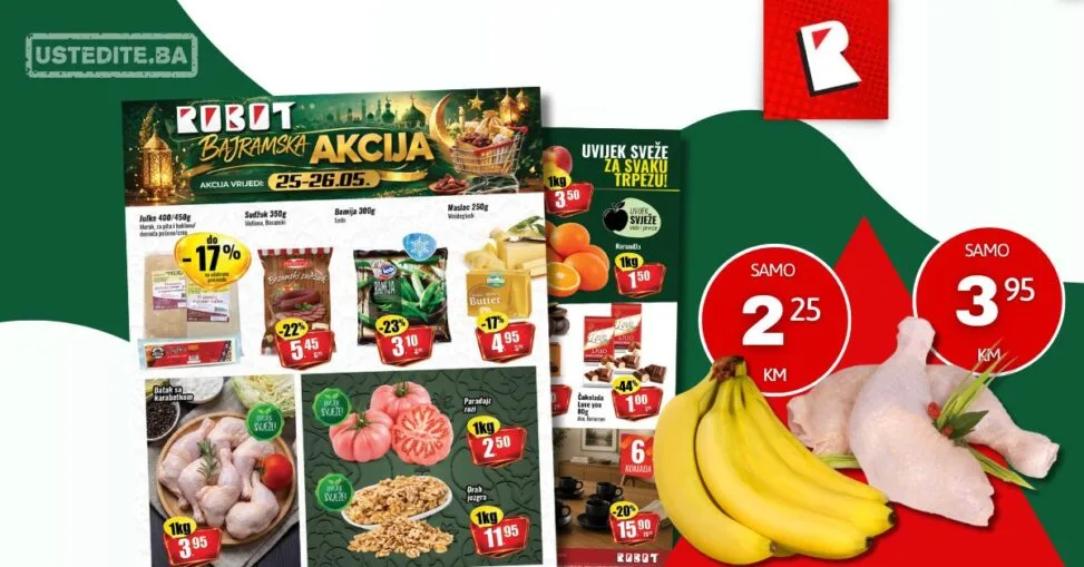 Robot akcija za početak sedmice 25-26.5.2026.
