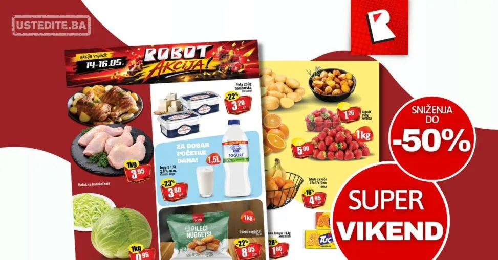 Robot vikend akcija 14-16.5.2026.