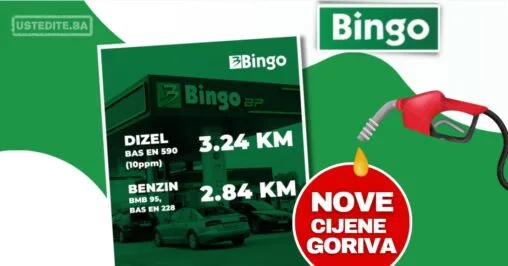 Bingo NOVE CIJENE GORIVA od 7.5.2026.