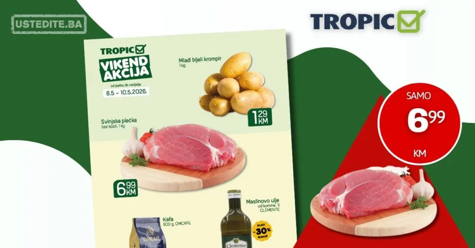 Tropic vikend akcija 8-10.4.2026.