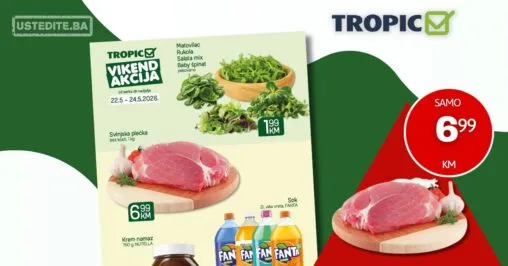 Tropic vikend akcija 22-24.5.2026.