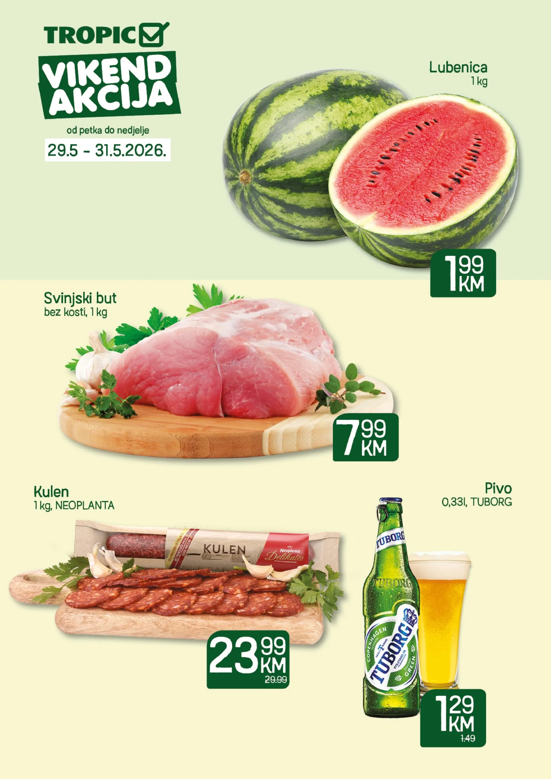 Tropic vikend akcija 29-31.5.2026.