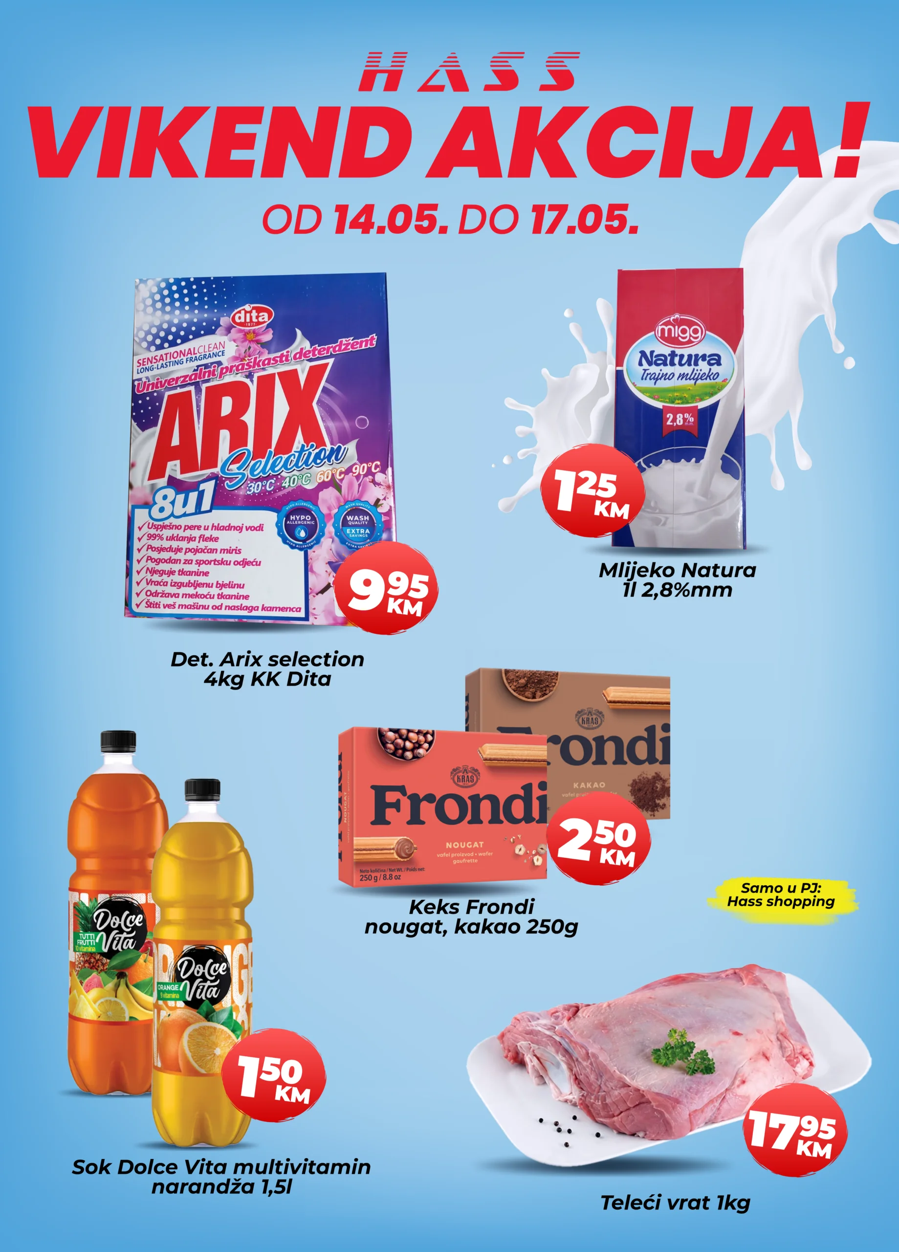 Hass komerc vikend akcija 14-17.5.2026.