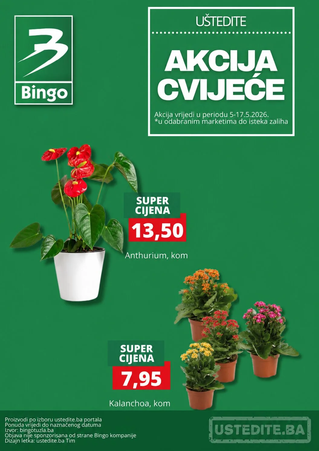 Bingo akcija CVIJEĆA 5-17.5.2026. 