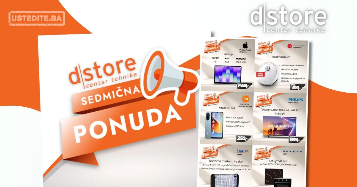 Dstore SEDMIČNA PONUDA 18-24.5.2026.