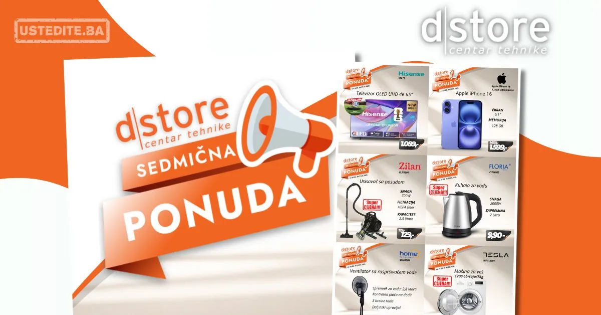 Dstore SEDMIČNA PONUDA 25-31.5.2026.