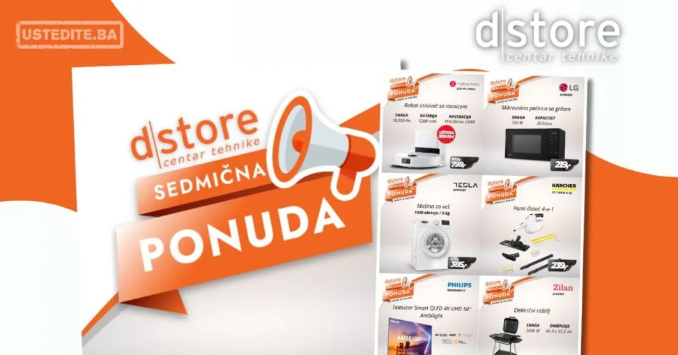 Dstore SEDMIČNA PONUDA 4-10.5.2026.