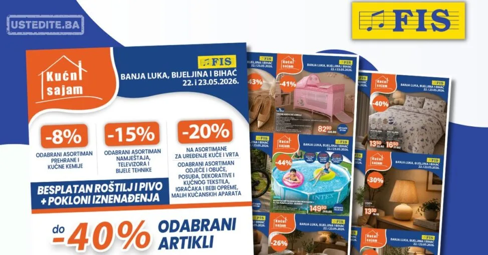 Fis KUĆNI SAJAM 22-23.5.2026.
