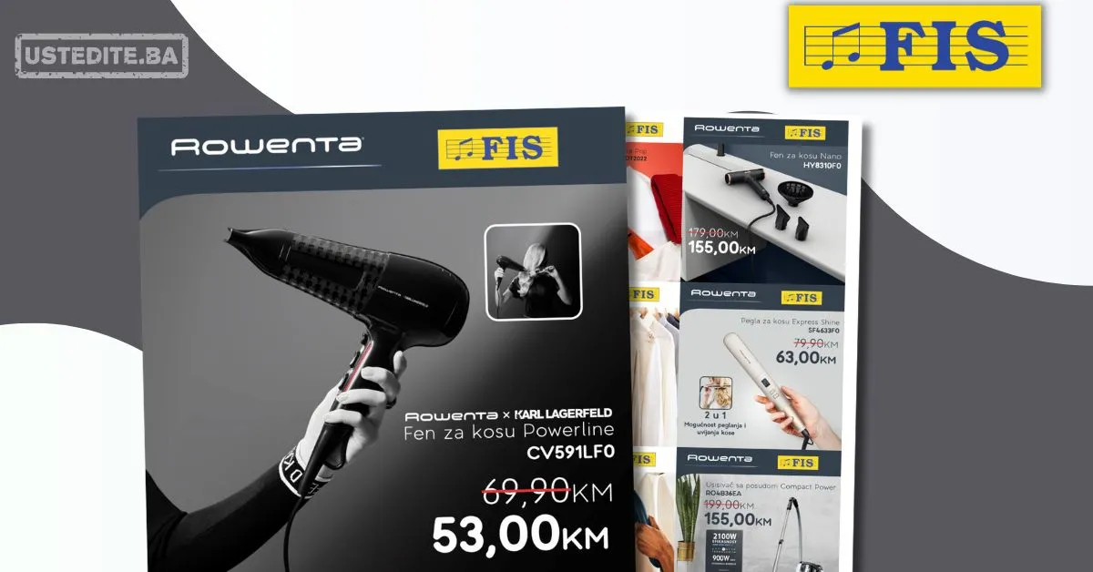 Fis ROWENTA & TEFAL AKCIJA do 8.6.2026.