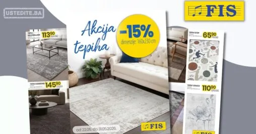 Fis akcija TEPISI 22-31.5.2026.