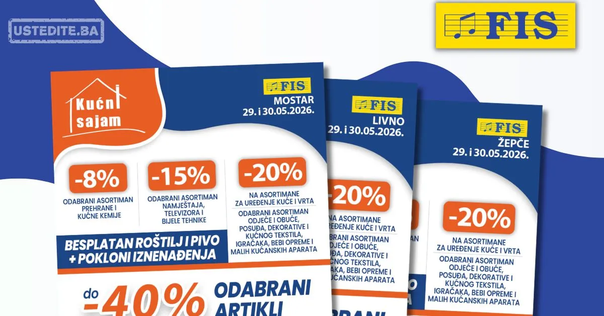 Fis KUĆNI SAJAM 29-30.5.2026.