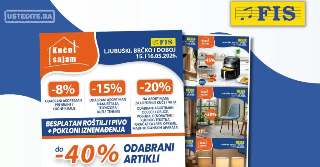 Fis KUĆNI SAJAM 15-16.5.2026.