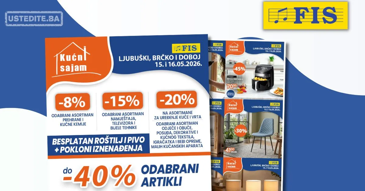 Fis KUĆNI SAJAM 15-16.5.2026.