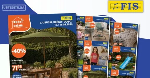 Fis KUĆNI SAJAM TOP SNIŽENJA 15-16.5.2026.