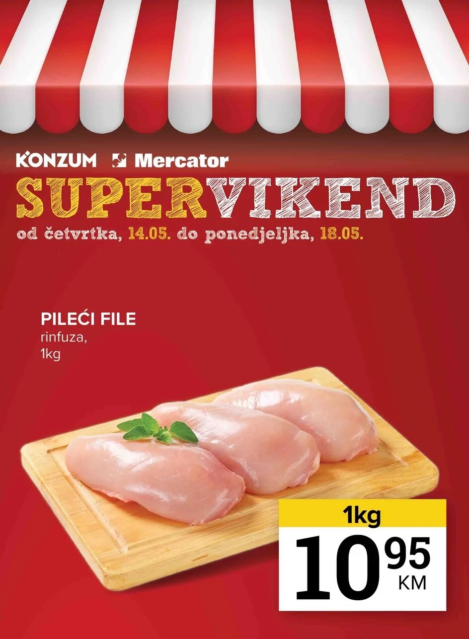 Konzum vikend akcija 4-18.5.2026.