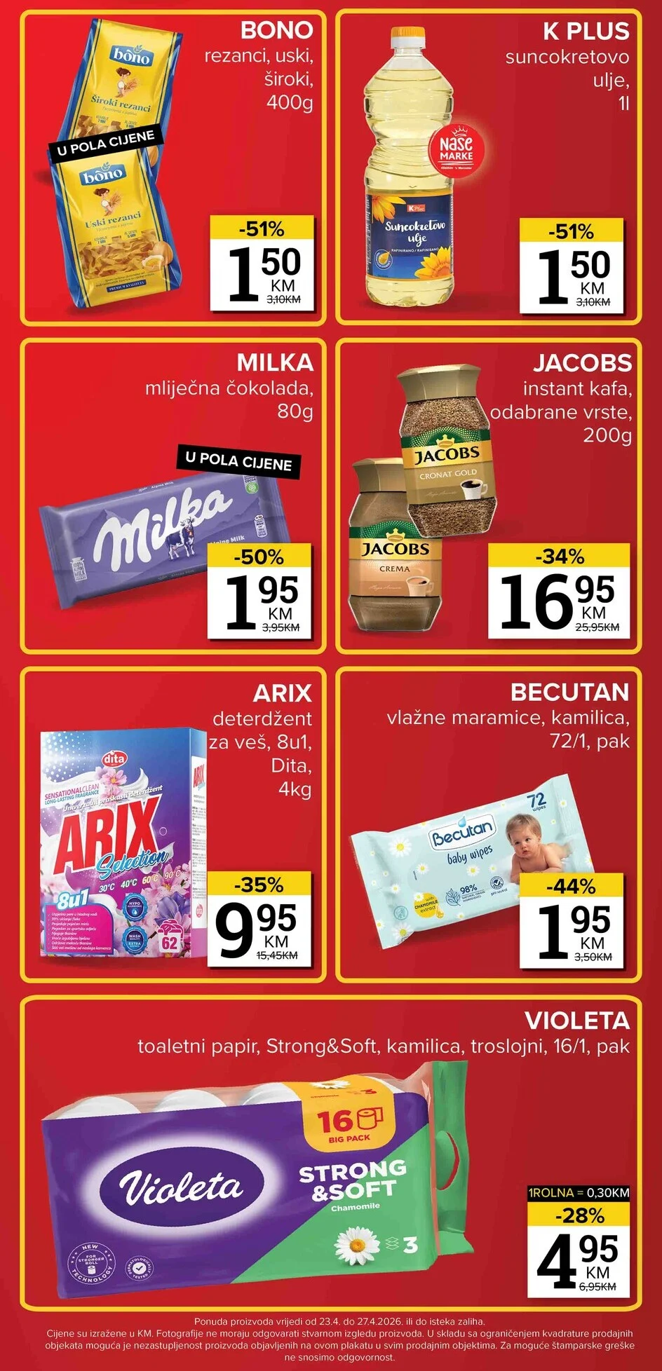 Konzum vikend akcija 4-18.5.2026.
