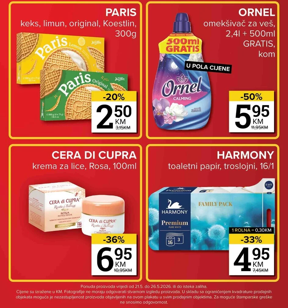 Konzum vikend akcija 21-26.5.2026.