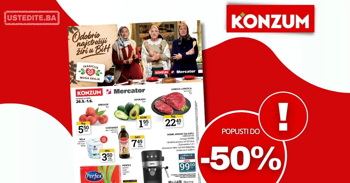 Konzum katalog 26.5-1.6.2026.