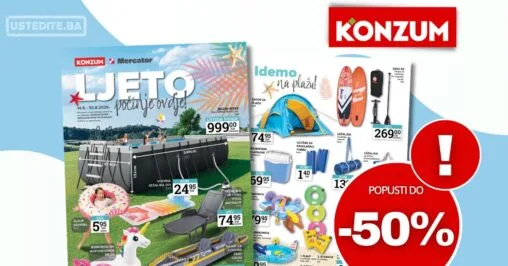 Konzum katalog LJETO 14.5-30.8.2026.