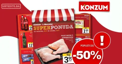 Konzum vikend akcija 21-26.5.2026.