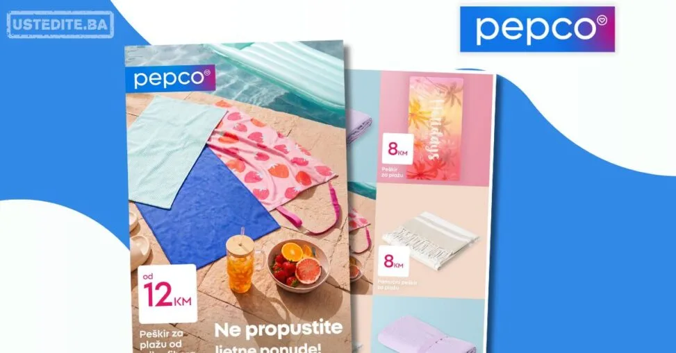 Pepco PEŠKIRI ZA PLAŽU – maj 2026.