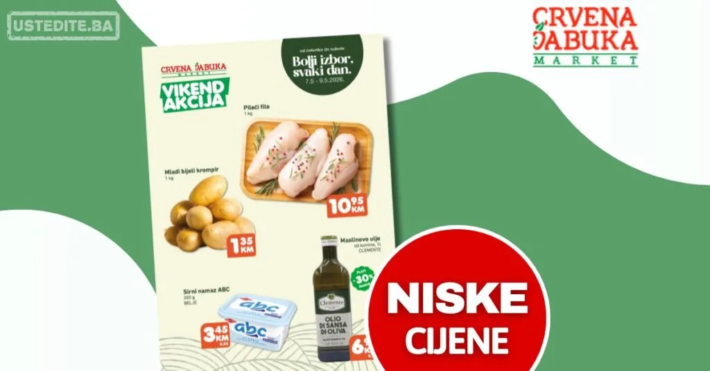 Crvena jabuka vikend akcija 7-9.5.2026.