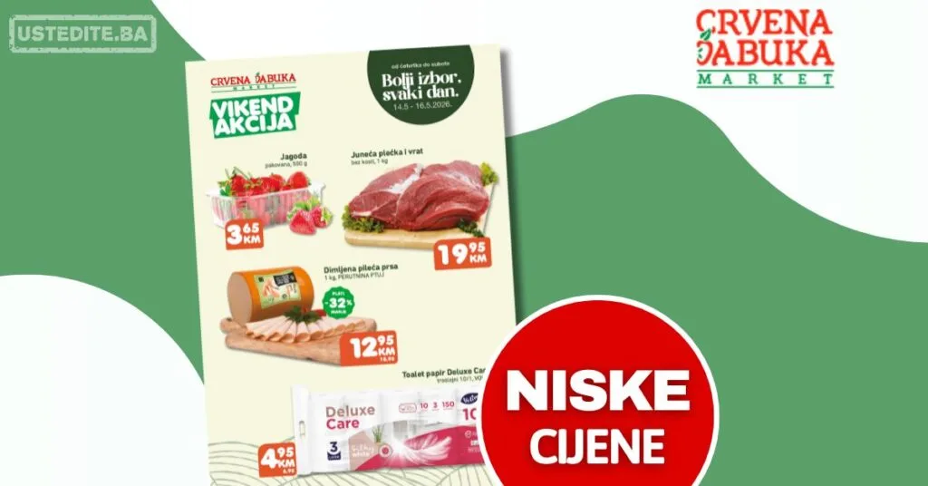 Crvena jabuka vikend akcija 14-16.5.2026.