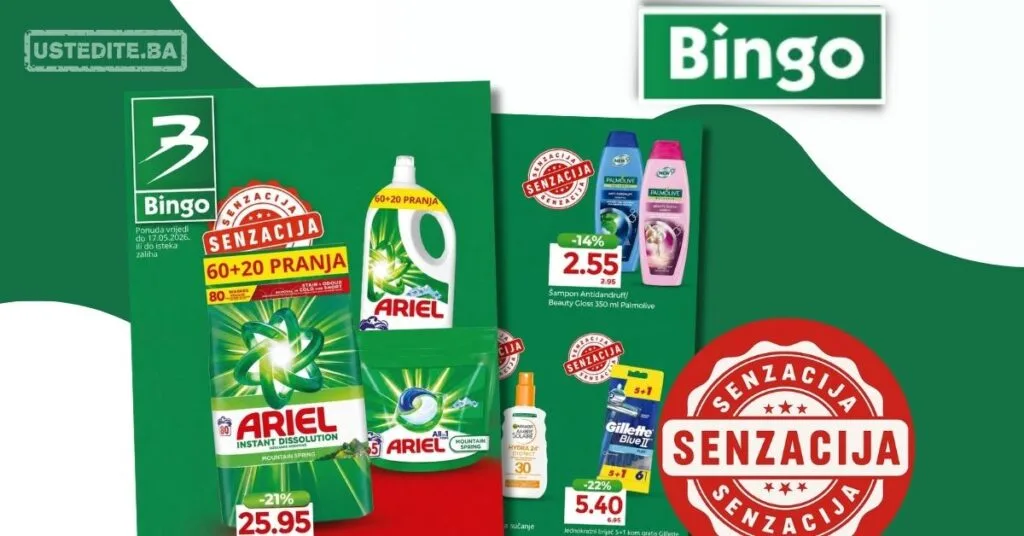 Bingo SENZACIJA - akcija do 17.5.2026.