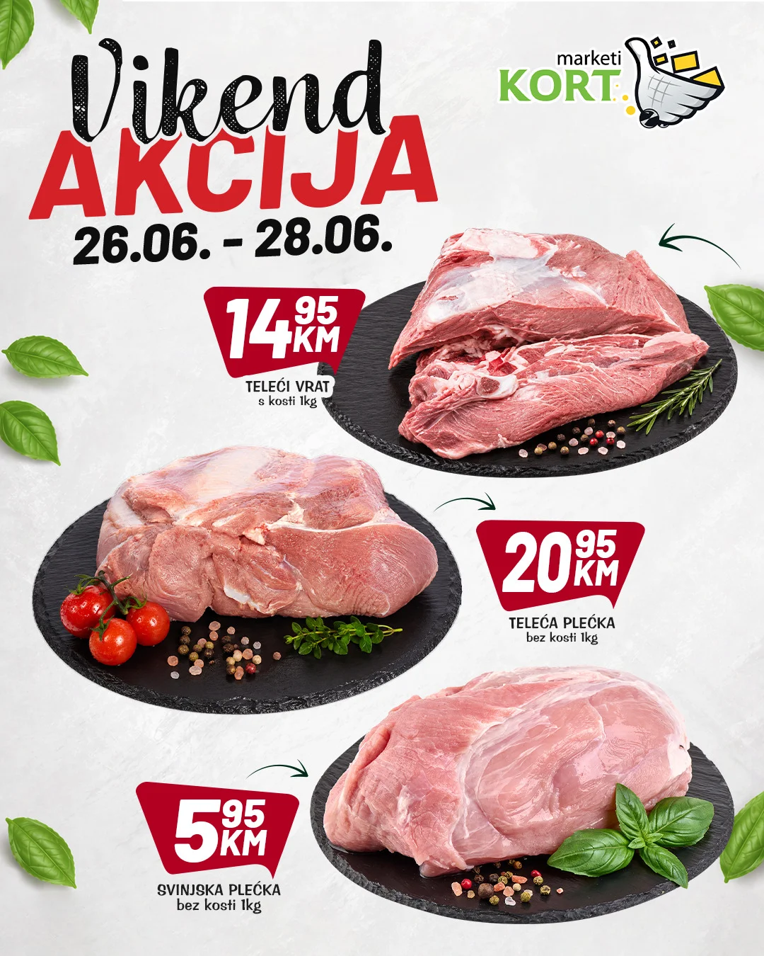 Kort vikend akcija 26-28.6.2026. - str. 1