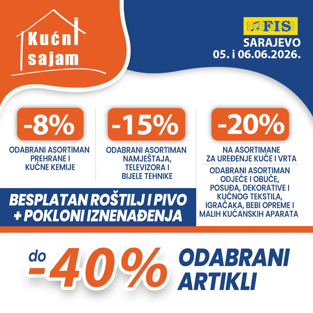 Fis KUĆNI SAJAM 5-6.6.2026.